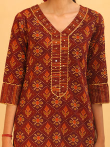 Nayab Fazeen - Set of Kurta Salwar Pants & Dupatta - KS50C2547D