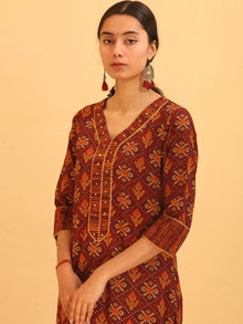 Nayab Fazeen - Set of Kurta Salwar Pants & Dupatta - KS50C2547D
