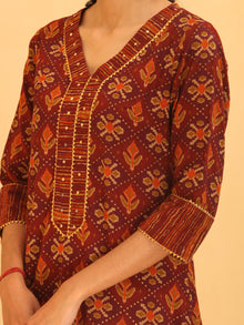 Nayab Fazeen - Set of Kurta Salwar Pants & Dupatta - KS50C2547D