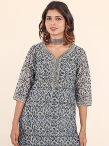 Utsav Aanchal Set Of Silk Kurta Pants Dupatta