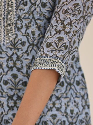 Utsav Aanchal Set Of Silk Kurta Pants Dupatta