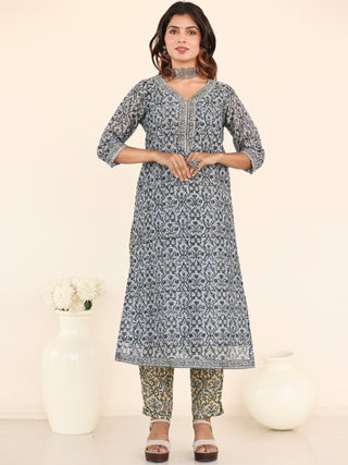 Utsav Aanchal Chanderi Silk Kurta