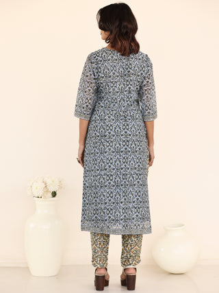 Utsav Aanchal Chanderi Silk Kurta