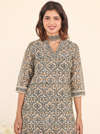 Utsav Paramita Chanderi Silk Kurta