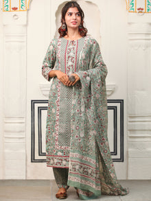 Test Set Of Kurta Salwar Pants Dupatta