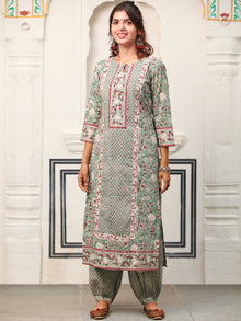 Test Set Of Kurta Salwar Pants Dupatta