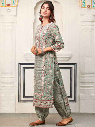 Jashn Mannat Set Of Kurta Salwar Pants Dupatta
