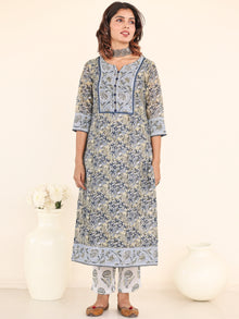 Utsav Tara Set Of Silk Kurta Pants Dupatta