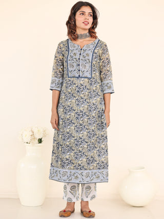 Utsav Tara Chanderi Silk Kurta