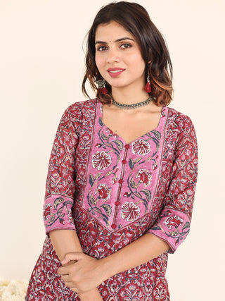 Utsav Kaamya Chanderi Silk Kurta