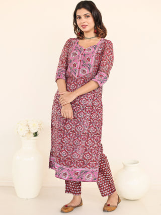 Utsav Kaamya Chanderi Silk Kurta