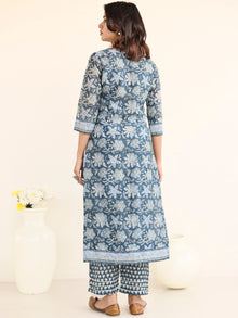 Utsav Manya Set Of Silk Kurta Pants Dupatta