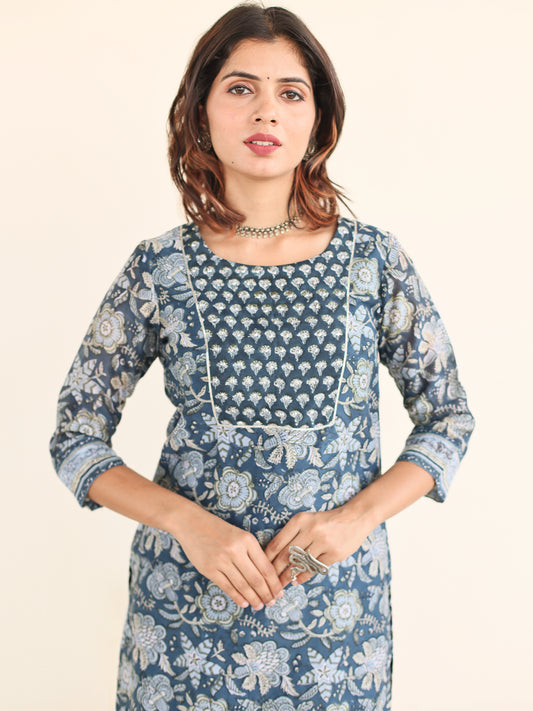 Utsav Manya Chanderi Silk Kurta