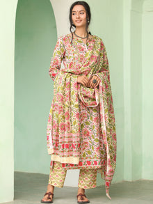 Jashn Nisha Set Of Kurta Pants Dupatta