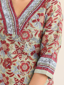 Utsav Zalak Chanderi Silk Kurta
