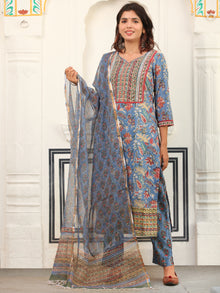 Jashn Aaliyah Set Of Kurta Pants Dupatta