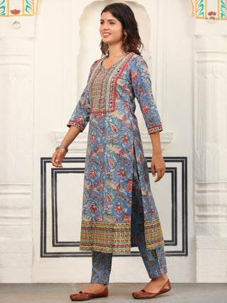 Jashn Aaliyah Set Of Kurta Pants Dupatta