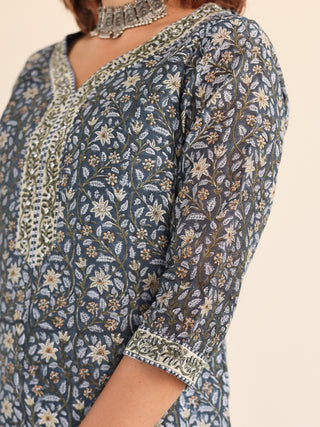 Utsav Wamika Chanderi Silk Kurta