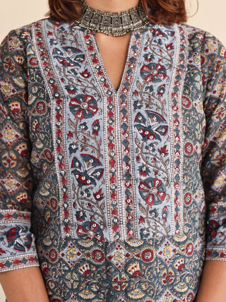 Utsav Aashvi Chanderi Silk Kurta