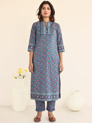 Jashn Taashi Set Of Kurta Pants Kota Doria Dupatta