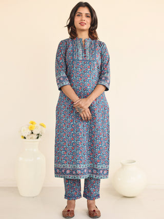 Jashn Taashi Set Of Kurta Pants Kota Doria Dupatta