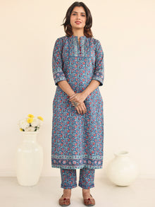 Jashn Taashi Set Of Kurta Pants Kota Doria Dupatta