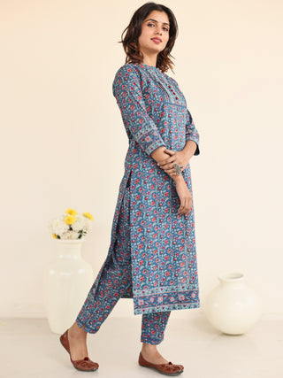 Jashn Taashi Set Of Kurta Pants Kota Doria Dupatta