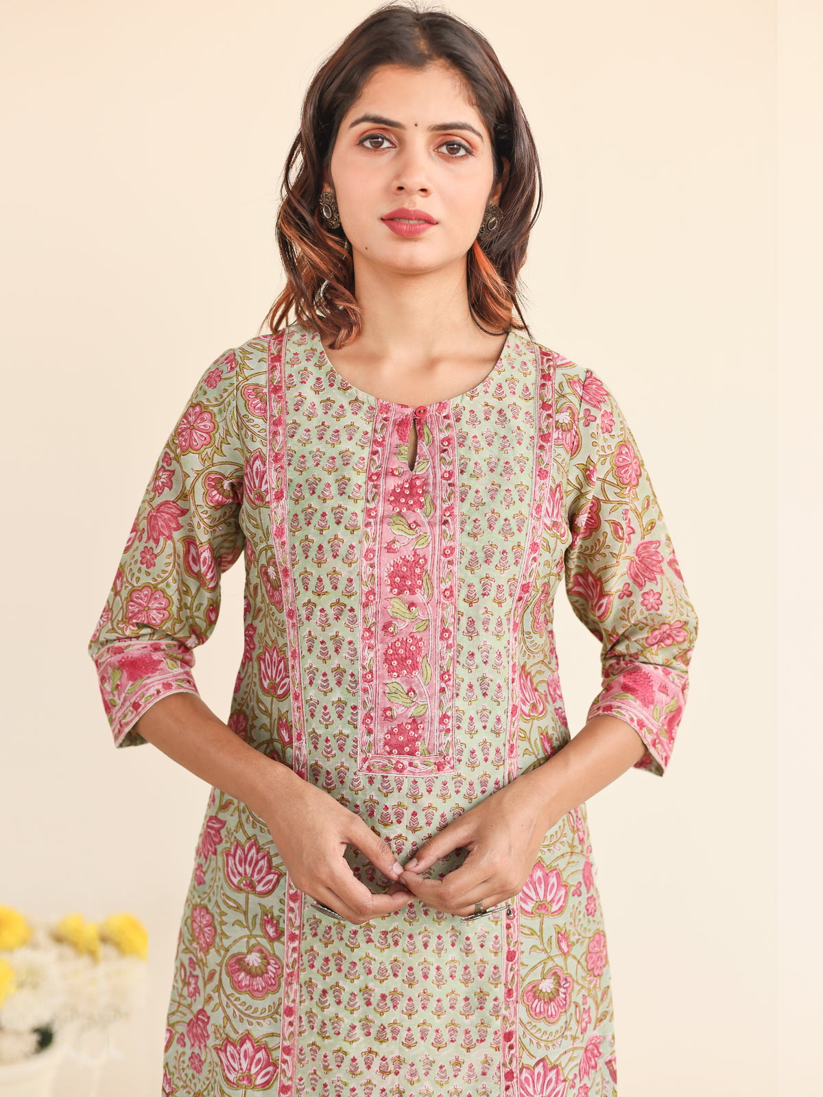 Utsav Maanvi Chanderi Silk Kurta