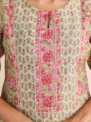 Utsav Maanvi Chanderi Silk Kurta