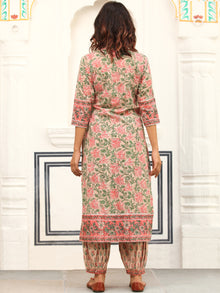 Jashn Vrinda Set Of Kurta Salwar Pants Kota Dupatta