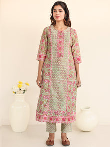 Utsav Maanvi Set Of Silk Kurta Pants Dupatta