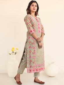 Utsav Maanvi Set Of Silk Kurta Pants Dupatta