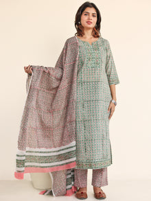 Jashn Ragini Set Of Kurta Pants Dupatta
