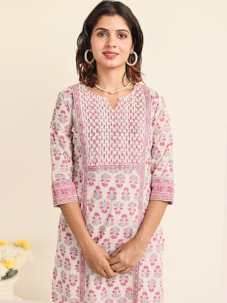 Jashn Meera Set Of Kurta Pants Dupatta