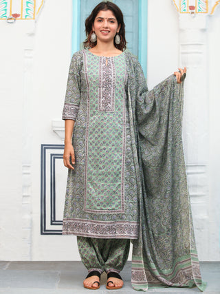 Jashn Mansa Set Of Kurta Salwar Pants Dupatta
