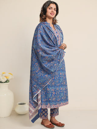 Jashn Manya Set Of Kurta Pants Dupatta