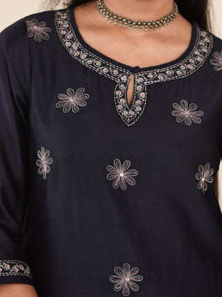 Utsav Shyla Chanderi Silk Kurta