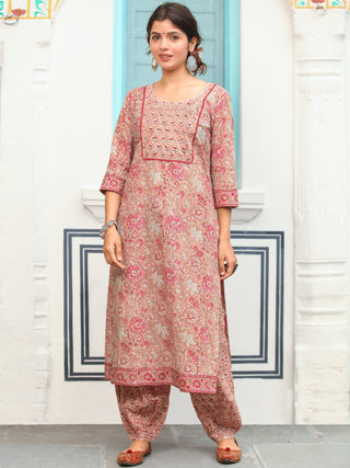 Jashn Nalini Set Of Kurta Pants Dupatta