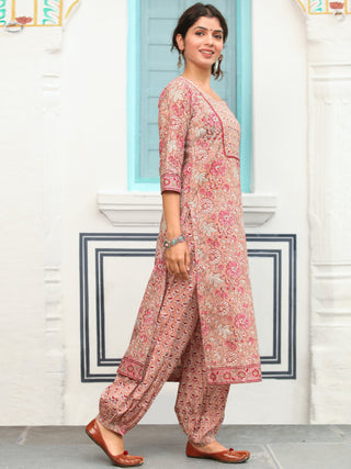 Jashn Nalini Set Of Kurta Pants Dupatta