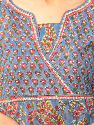 Megha Falak Set Of Kurta Pant Kota Dupatta