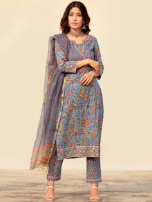 Megha Falak Set Of Kurta Pant Kota Dupatta
