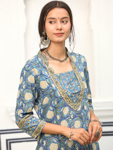 Jashn Apsara Set Of Kurta Pants Kota Doria Dupatta
