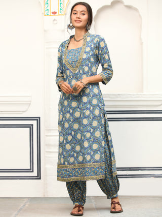 Jashn Apsara Set Of Kurta Pants Kota Doria Dupatta