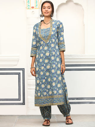 Jashn Apsara Set Of Kurta Pants Kota Doria Dupatta