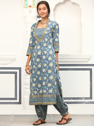 Jashn Apsara Set Of Kurta Pants Kota Doria Dupatta