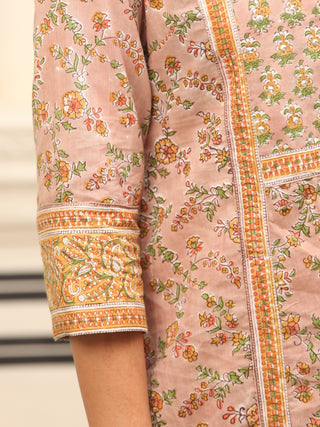 Jashn Vani Set Of Kurta Pants Kota Doria Dupatta