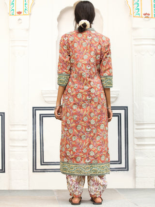 Jashn Maira Set Of Kurta Pants Kota Doria Dupatta