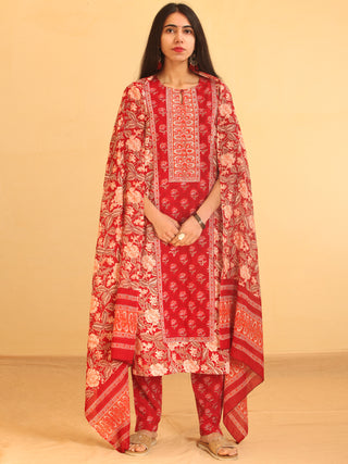 Utsav Saima - Kurta Pants & Dupatta - KS76G2579D