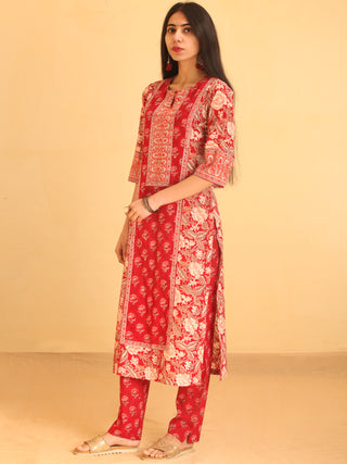 Utsav Saima - Kurta Pants & Dupatta - KS76G2579D