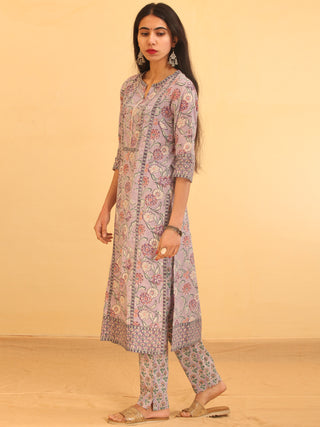 Utsav Sayma - Kurta Pants & Kota Doria Dupatta - KS24A2586D